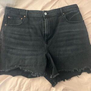 American Eagle Outfitters Black Jean Shorts